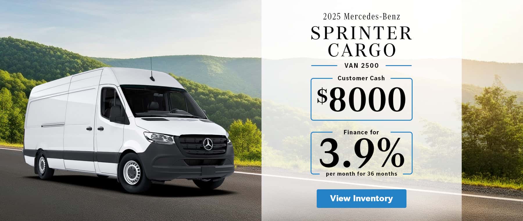 2025 Sprinter Promo