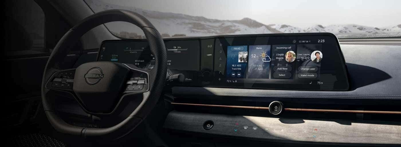 Interior of a Nissan 