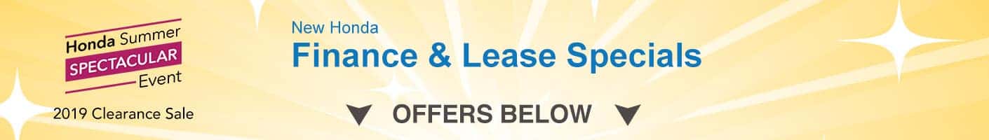 Honda Clearance Sale