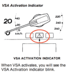 Honda Warning Light Triangle with Exclamation Point