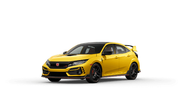 yellow civic type r