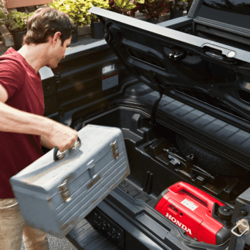 2023 Honda Ridgeline In-bed trunk