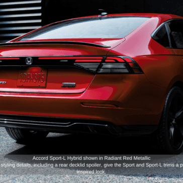 2023 Accord Sport L rear 2