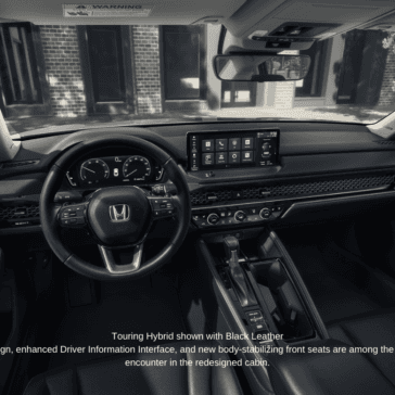 2023 Accord Touring interior front 2