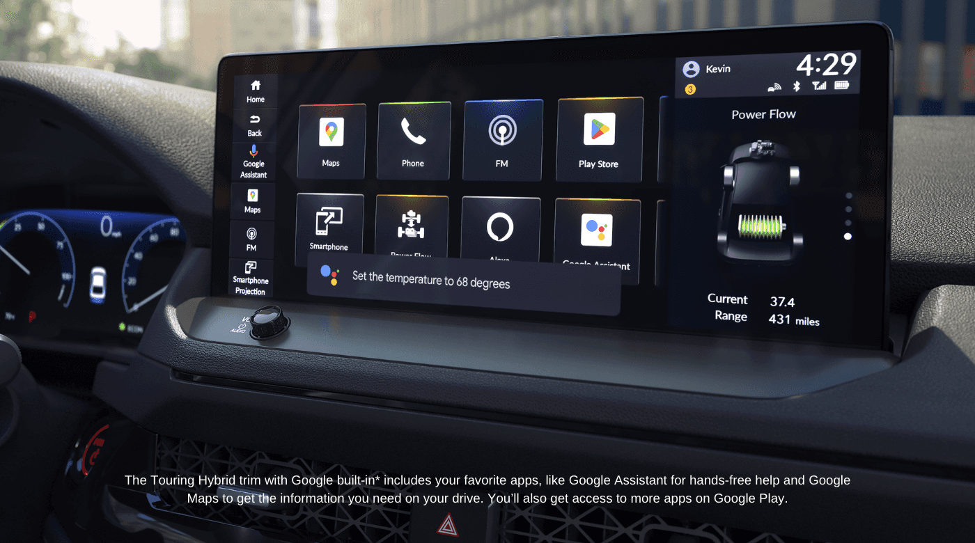 2023 Touring Hybrid Google built in2