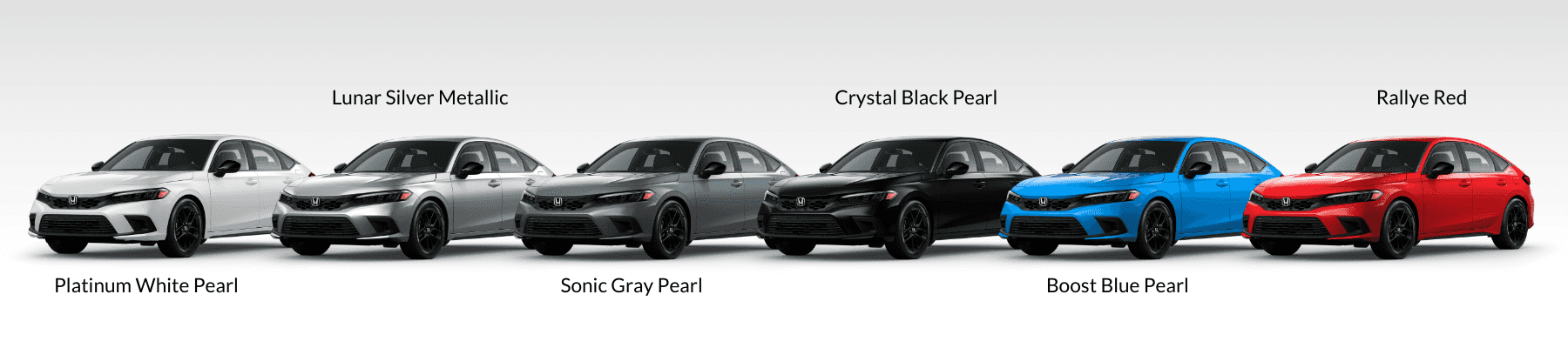 2024 Civic Hatchback Sport Color Options