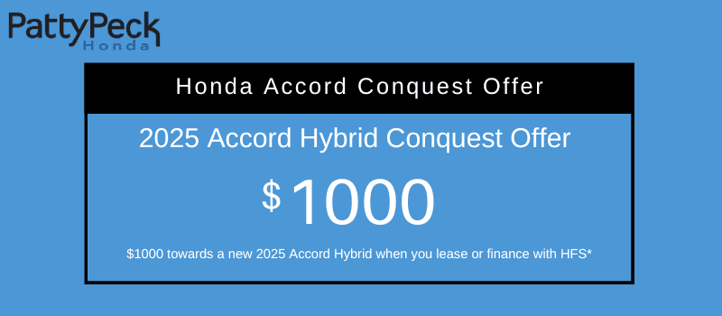 2025 Honda Accord Hybrid Conquest Offer