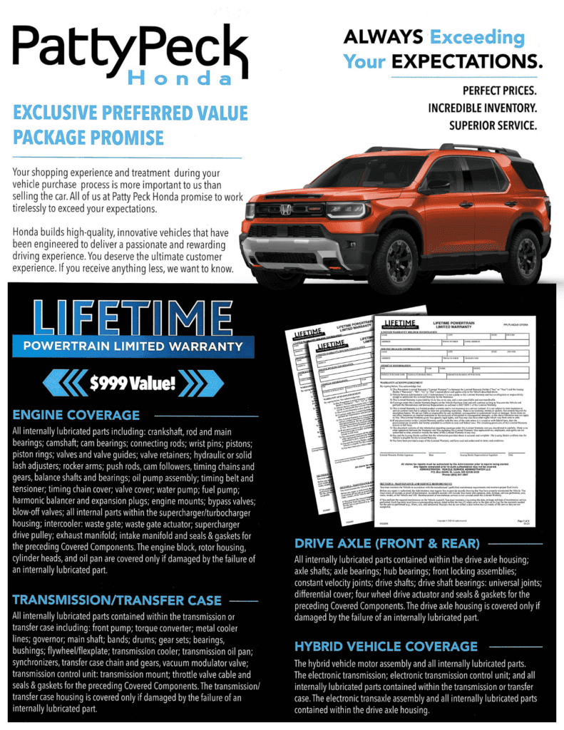 Patty Peck Promise | Patty Peck Honda Serving Madison