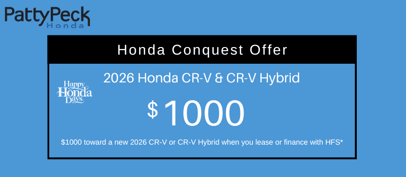 Honda Loyalty Program | Conquest Offer Gives you up to $1500