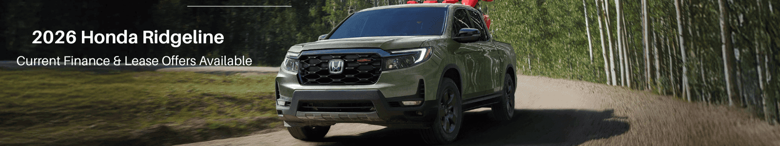 2026 Honda Ridgeline Specials