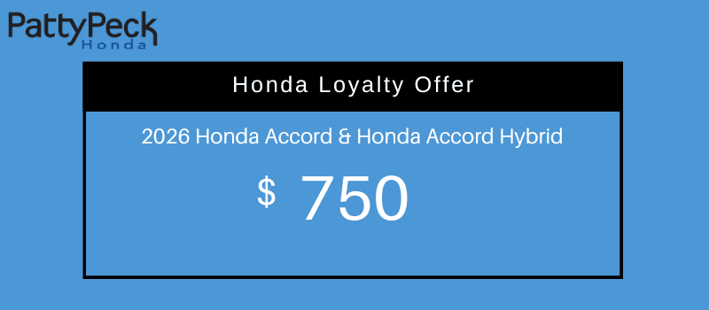 2026 Honda Accord & Honda Accord Hybrid Loyalty