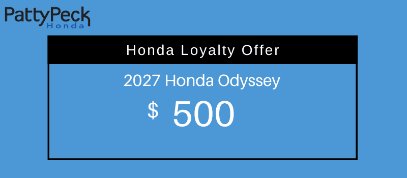 2027 Honda Odyssey Loyalty Offer