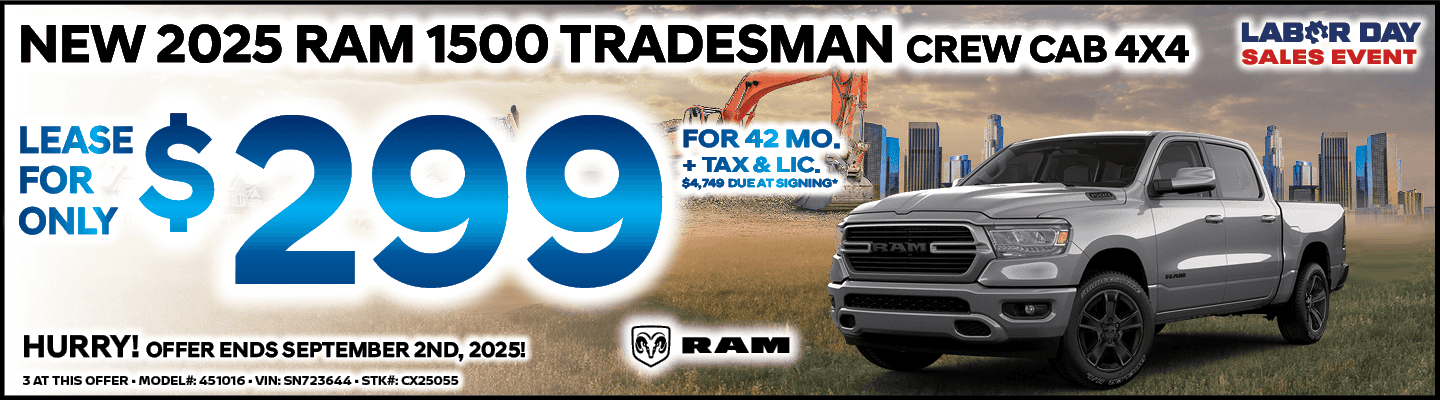 2025 RAM 1500 TRADESMAN