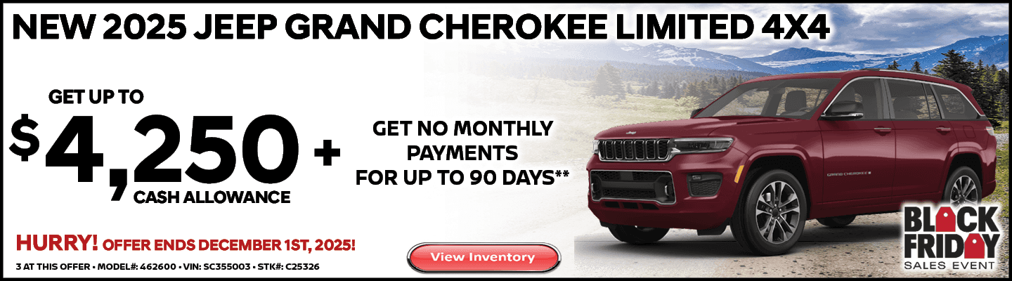 NEW 2025 JEEP GRAND CHEROKEE LIMITED 4X4