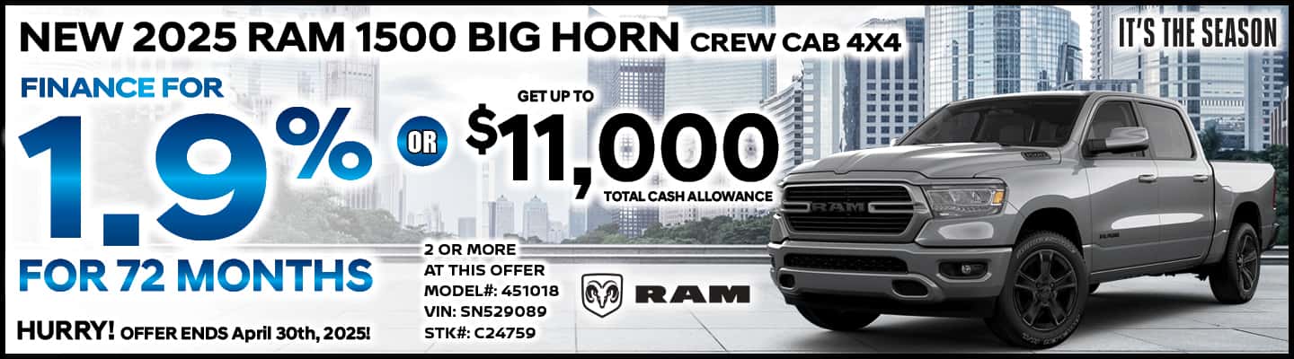 2025 RAM Big Horn 1500
