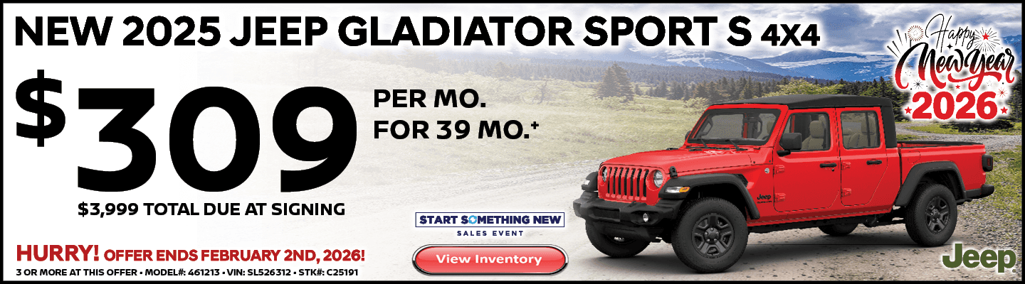 2025 JEEP GLADIATOR SPORT S