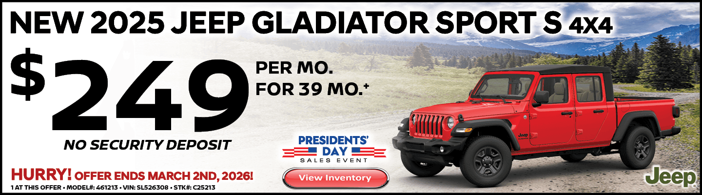 2025 Jeep Gladiator Sport