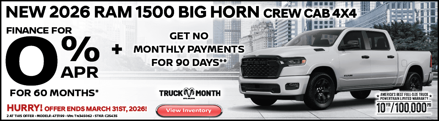 2026 RAM 1500 BIG HORN