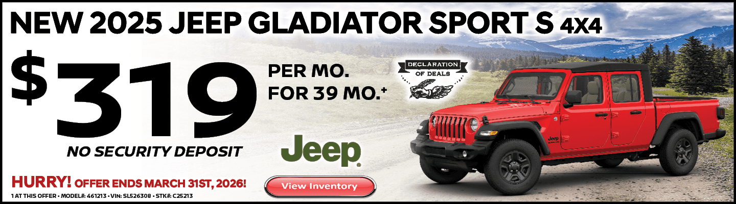 2025 Jeep Gladiator Sport