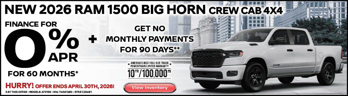 2026 RAM 1500 BIG HORN