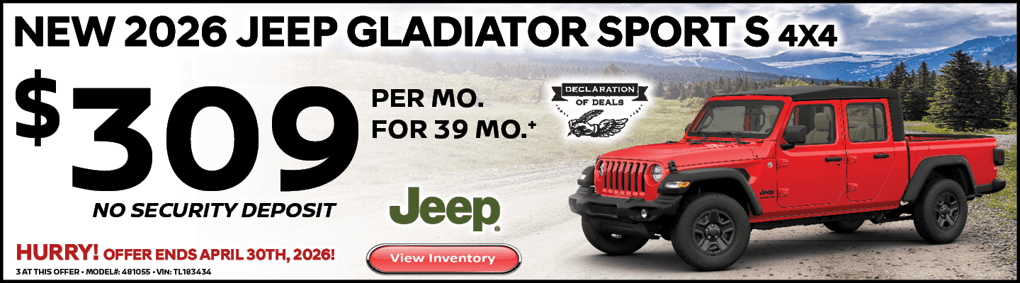 2026 JEEP GLADIATOR SPORT