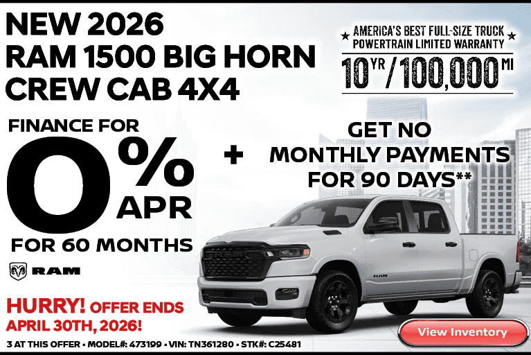 2026 RAM 1500 BIG HORN