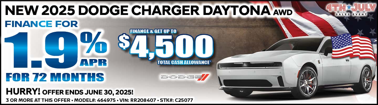 2025 Dodge Charger Daytona APR Offer in Poway,CA