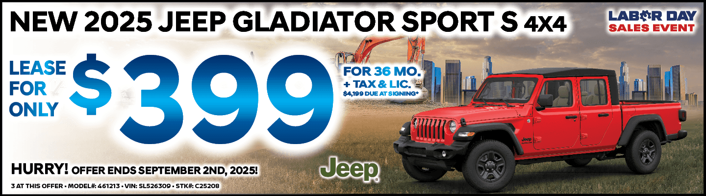2025 Jeep Gladiator Sport S