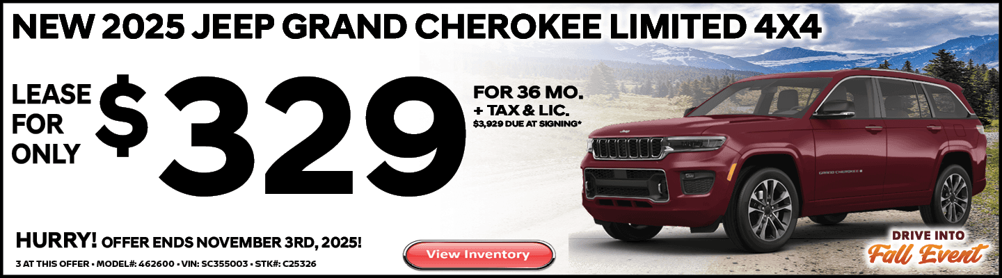 NEW 2025 JEEP GRAND CHEROKEE LIMITED 4X4