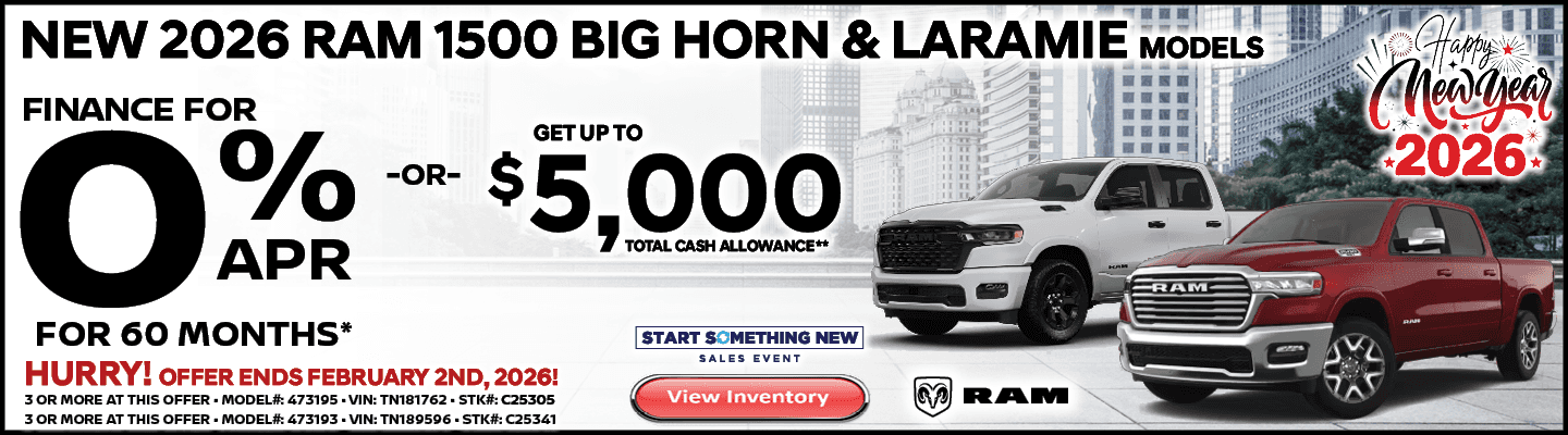 NEW 2026 RAM 1500