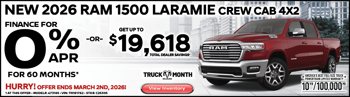 2026 RAM 1500 LARAMIE