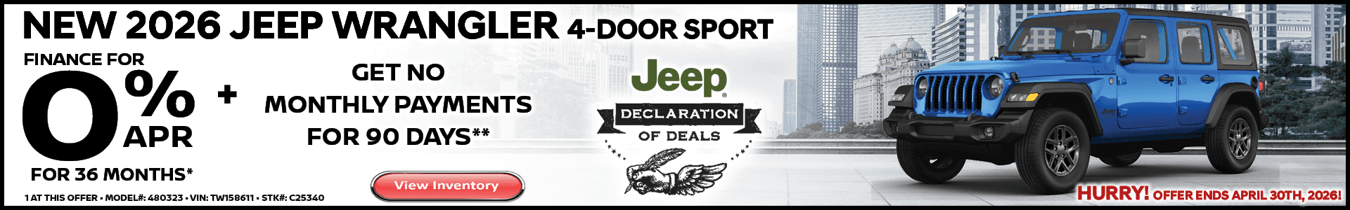 2026 JEEP WRANGLER 4-DOOR