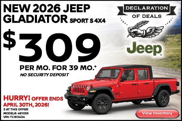 2026 JEEP GLADIATOR SPORT