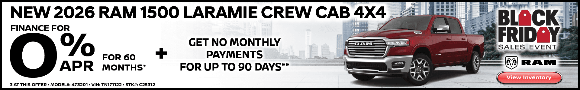 2026 RAM 1500 LARAMIE