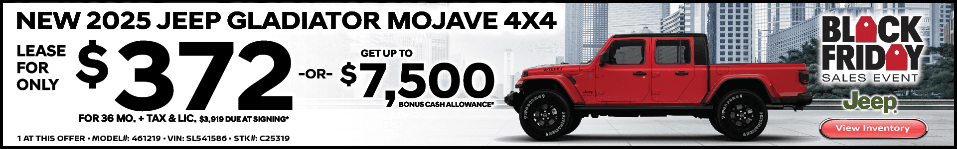 2025 Jeep Gladiator Mojave