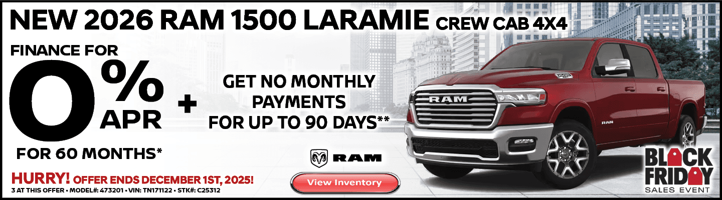 NEW 2026 RAM 1500 LARAMIE