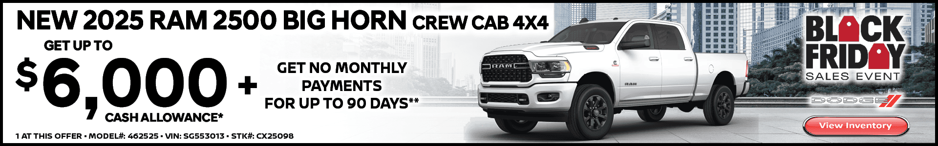 2025 RAM 2500 BIG HORN