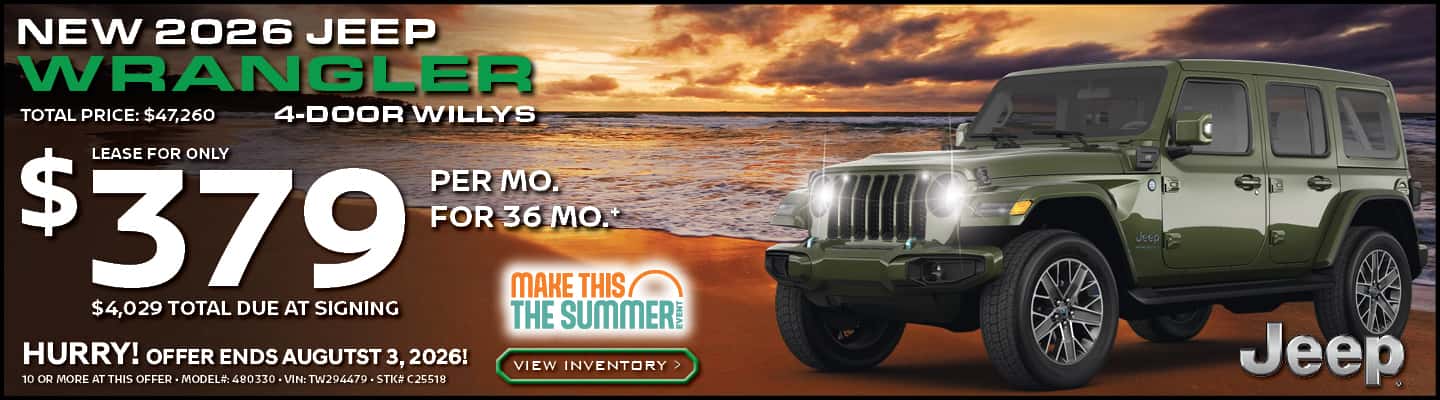 2026 JEEP WRANGLER WILLYS