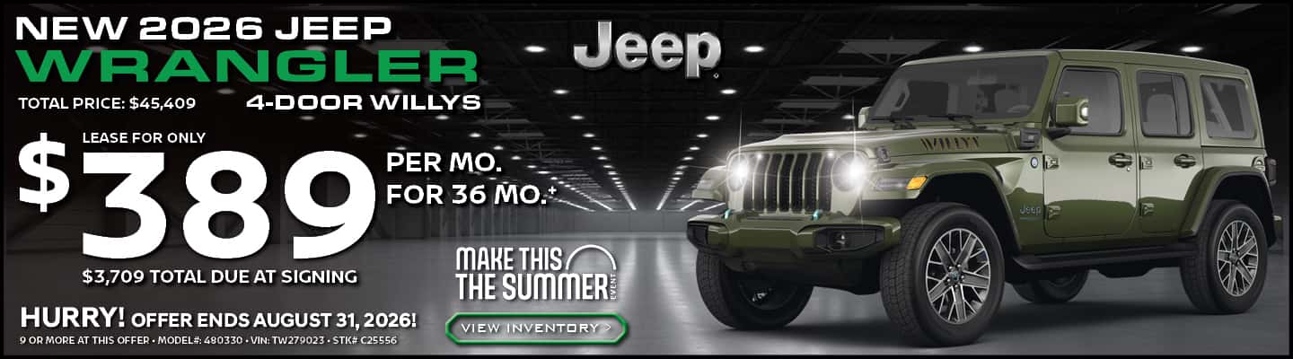 2026 JEEP WRANGLER WILLYS