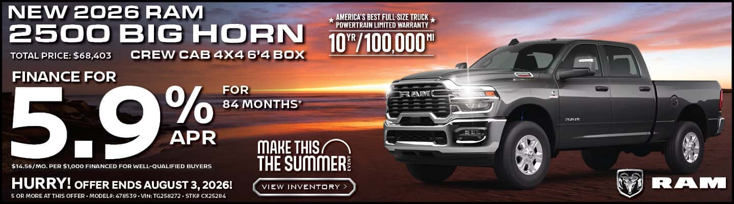 2026 RAM 2500 BIG HORN