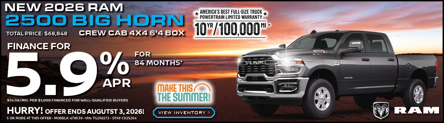 2026 RAM 2500 BIG HORN
