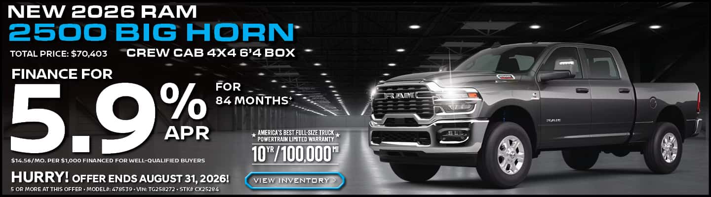 2026 RAM 2500 BIG HORN