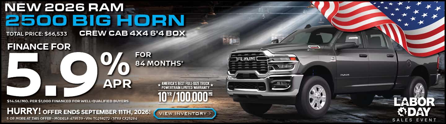 2026 RAM 2500 BIG HORN