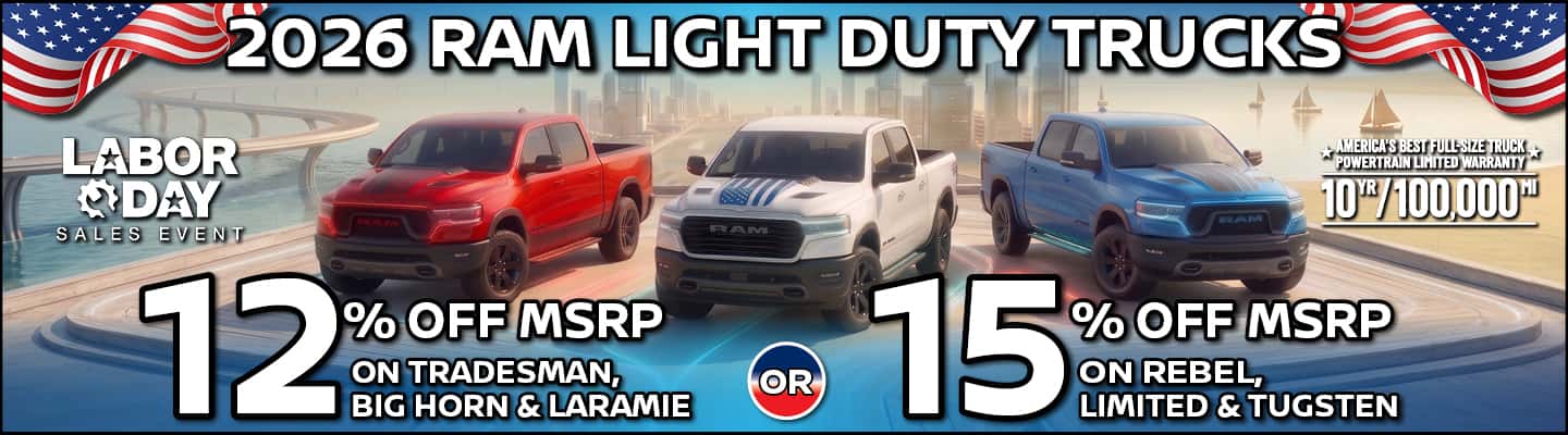 2026 RAM LIGHT DUTY TRUCKS