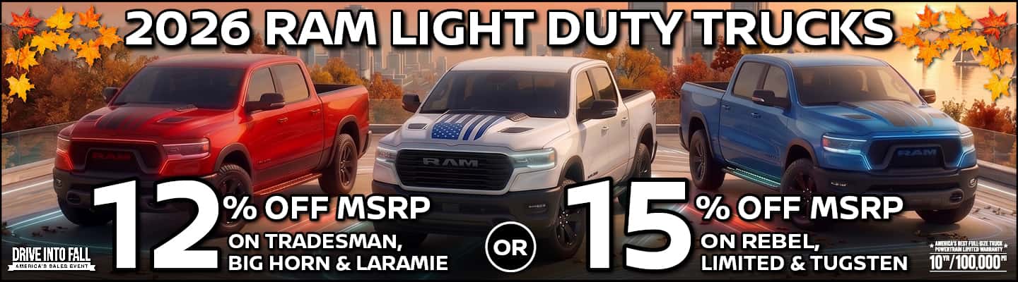 2026 RAM LIGHT DUTY TRUCKS
