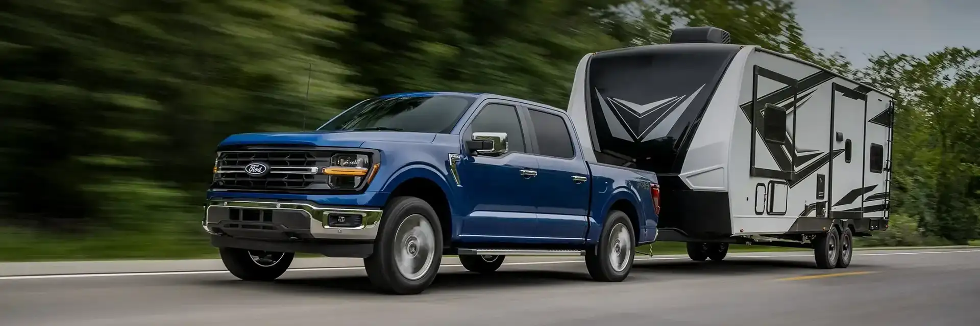 Ford F-150 on road