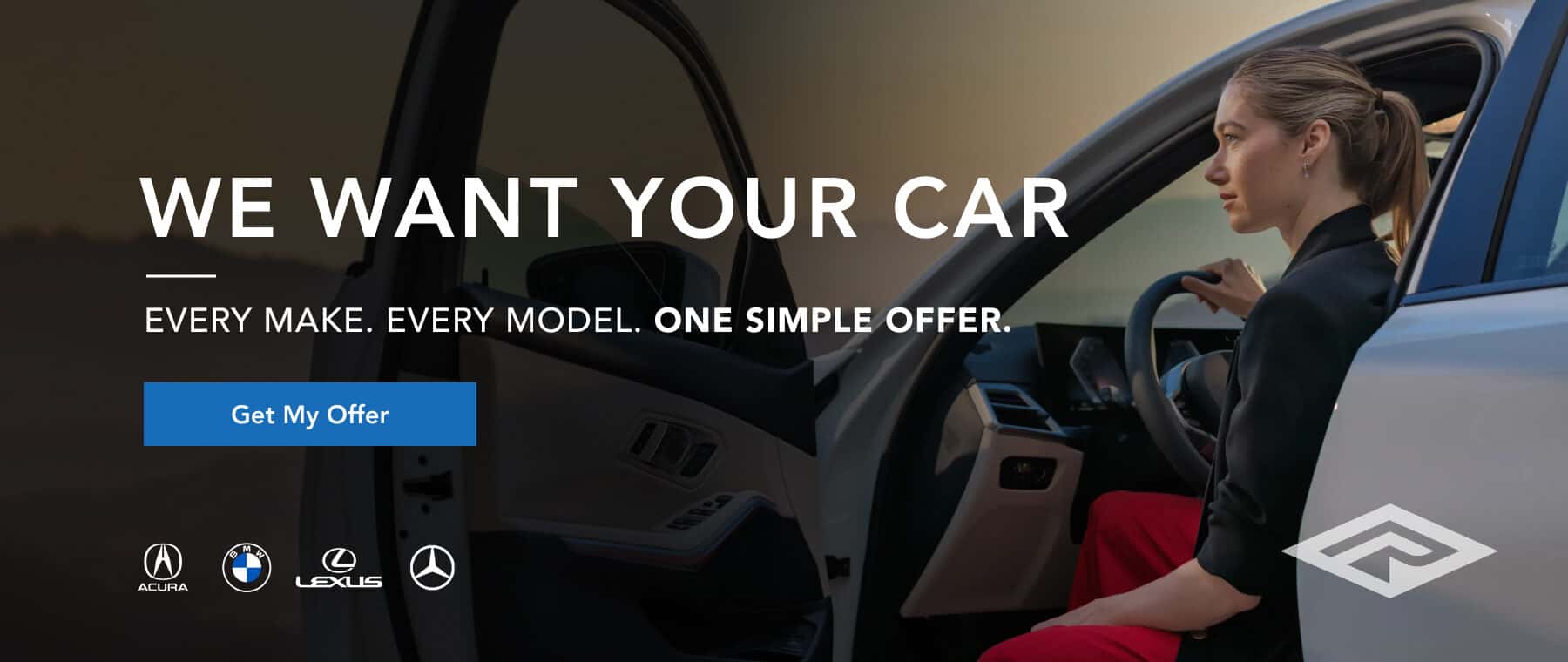 WE WANT YOUR CAR Banner