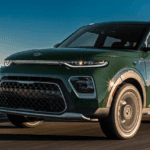 2020 Kia Soul driving down road