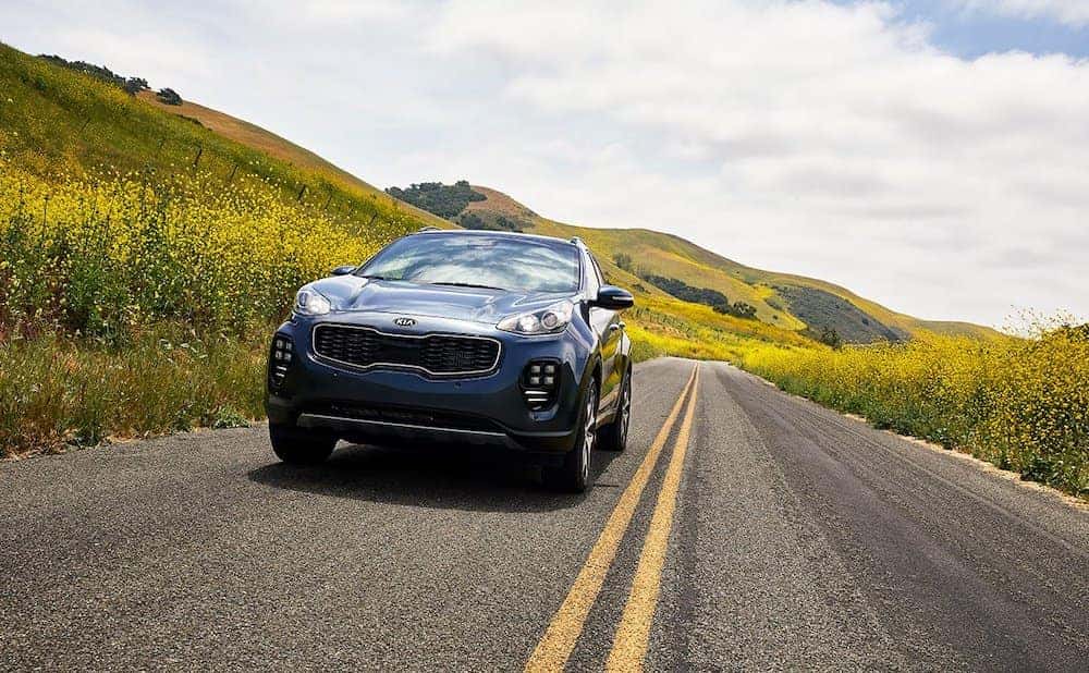 2019 Kia Sportage on the road