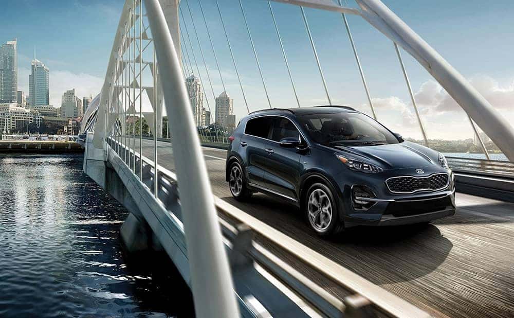 2020 Kia Sportage On Bridge